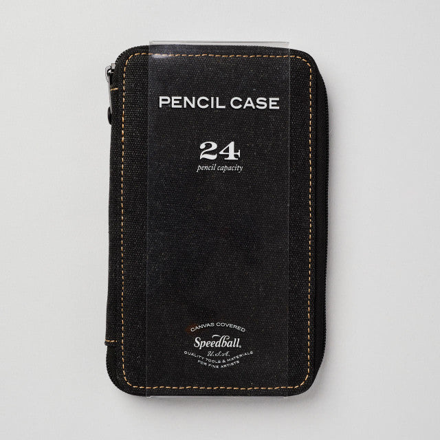 Global Canvas Black Pencil Case 24