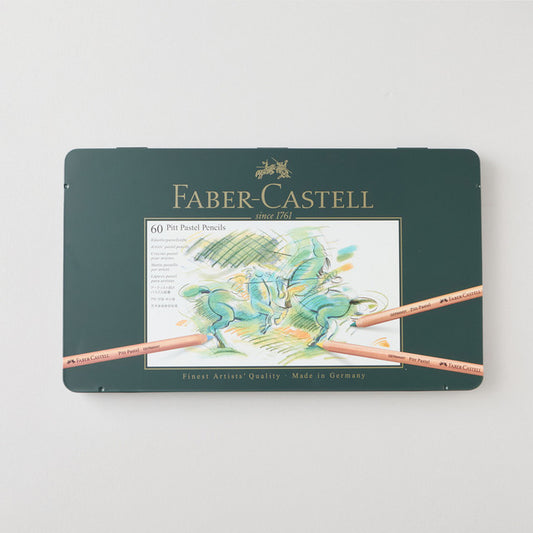 Faber-Castell Pitt Pastel Pencil Tin Assorted Colours Set of 60
