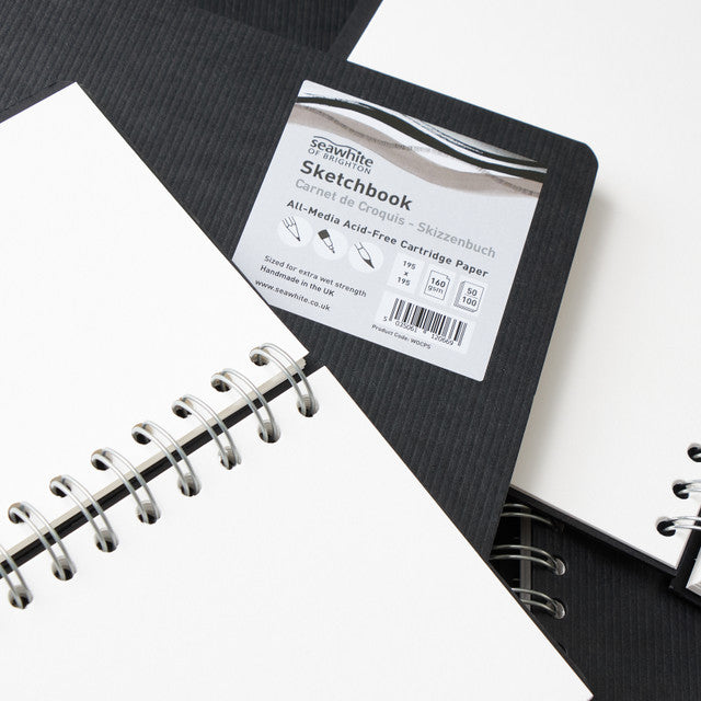 Many sizes Seawhite Euro Portrait Sketchbook 160gsm 50 Sheets