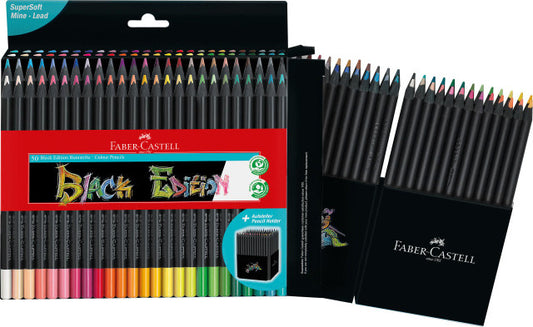 Faber Castell Black Edition Colour Pencils Assorted Colours Set of 50