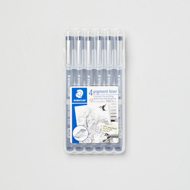 Staedtler Pigment Liner Pen Set of 6